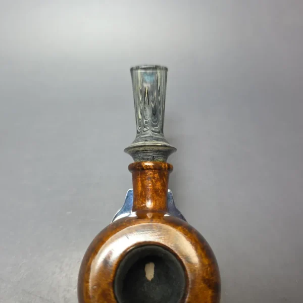 Martin Romijn Smooth High Contrast Squat Tomato Handmade Briar Pipe, New - Image 6