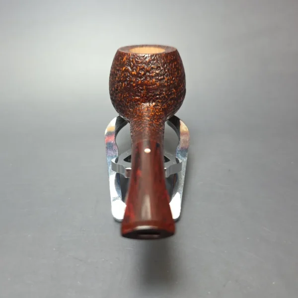 Graziano Tendi Sandblasted Nosewarmer Apple Handmade Briar Pipe, New - Image 6