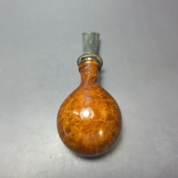 Martin Romijn Smooth High Contrast Squat Tomato Handmade Briar Pipe, New - Image 7