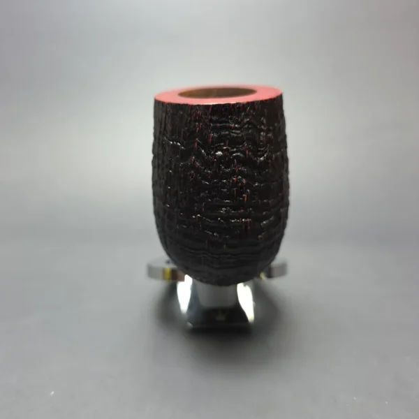 Cavicchi Black Sandblasted "ODA" Billiard Estate Briar Pipe, Italian Estates - Image 4
