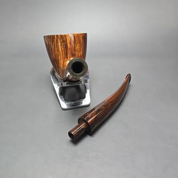 James Upshall Empire Executive Magnum Smooth Dublin Estate Briar Pipe, Unsmoked - Image 15