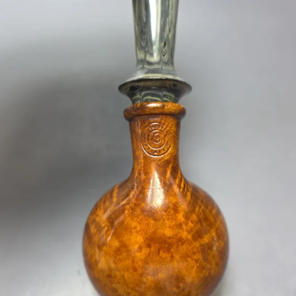 Martin Romijn Smooth High Contrast Squat Tomato Handmade Briar Pipe, New - Image 8