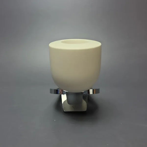 MBSD Meerschaum Deluxe Smooth Pot Block Meerschaum Pipe, Briar-Mortise, New - Image 4