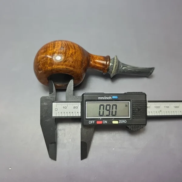 Martin Romijn Smooth High Contrast Squat Tomato Handmade Briar Pipe, New - Image 10
