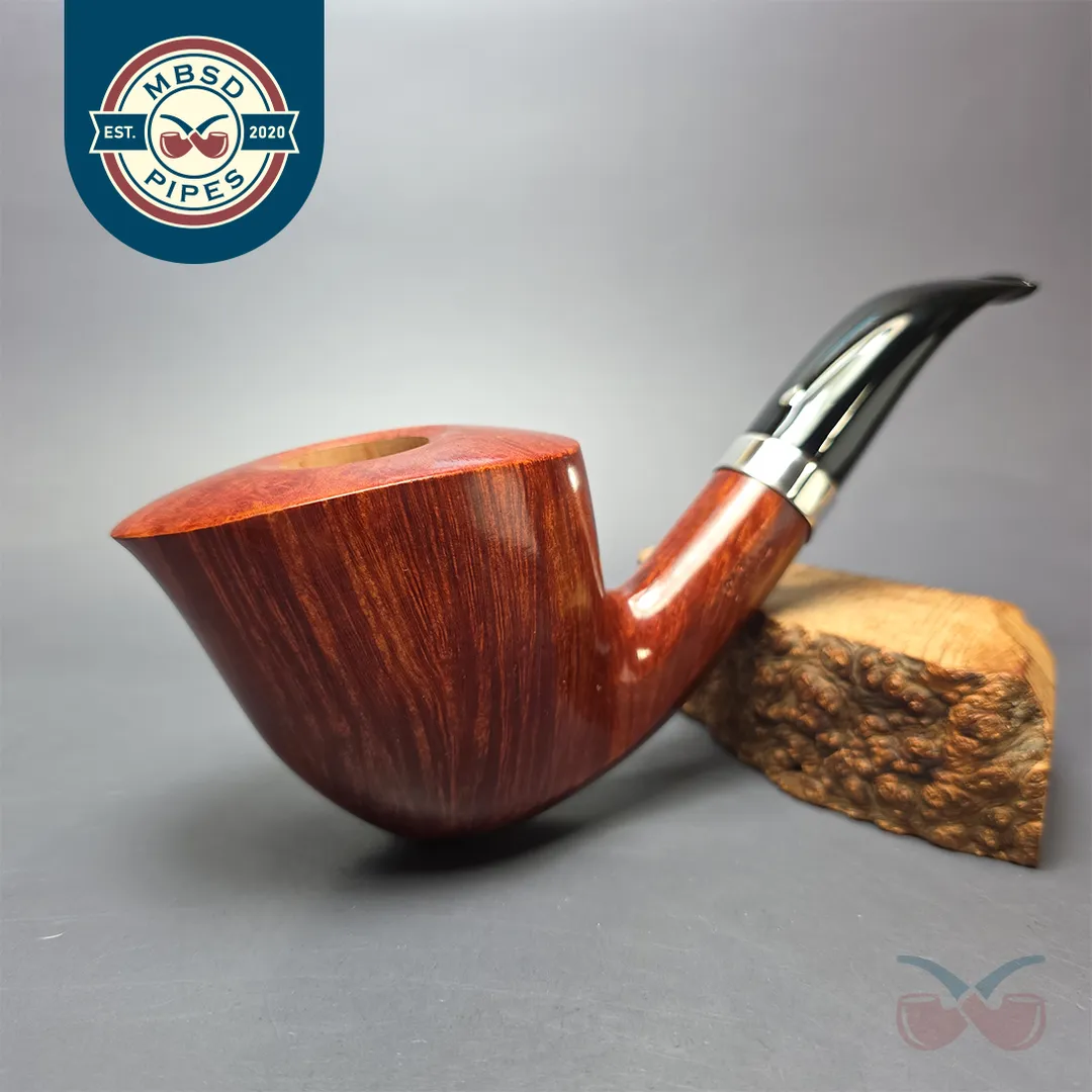 L'Anatra Ventura Gigante Magnum Smooth Dublin w/ Silver Estate Briar Pipe, Unsmoked