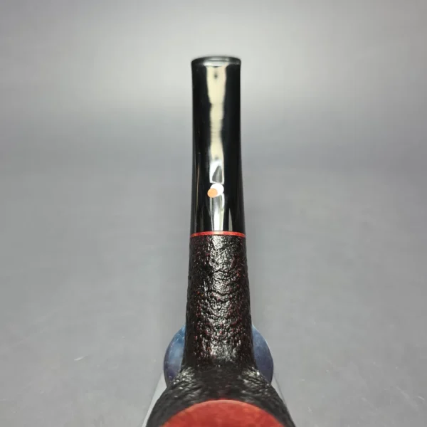 Cavicchi Black Sandblasted "ODA" Billiard Estate Briar Pipe, Italian Estates - Image 10