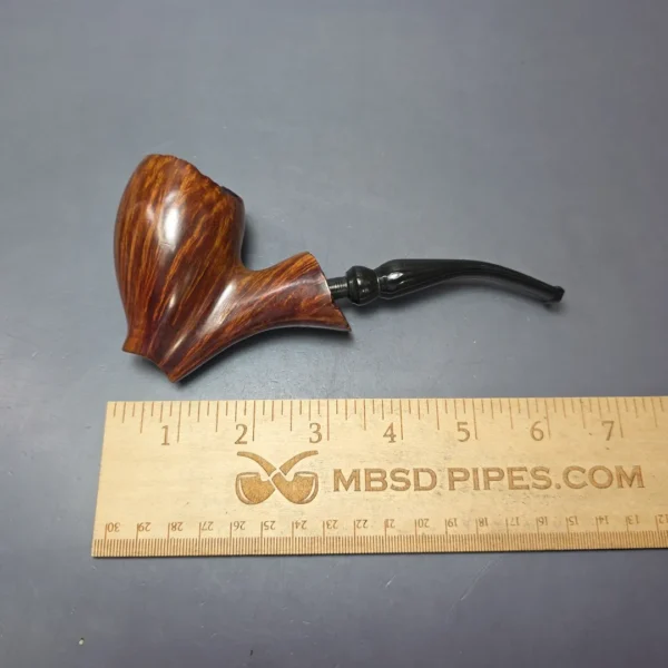 Sven Lar 2GS Smooth Vase Freehand Estate Briar Pipe, American Estates - Image 9