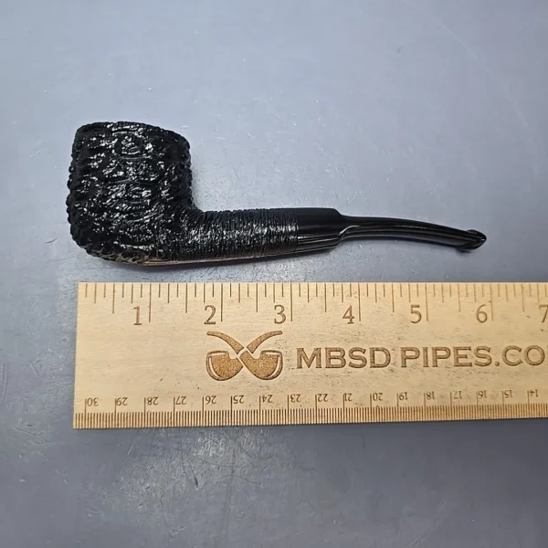 Savinelli 150th Anniversary Capri Root Briar 121 KS Rusticated Pot Briar Pipe, New - Image 6