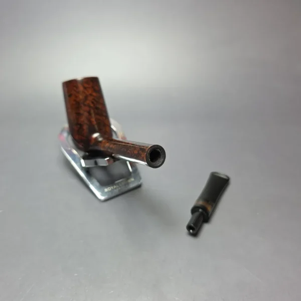 Herriot Pipes Smooth Stacked Lovat w/ Horn Handmade Briar Pipe, New - Image 10