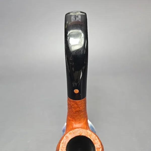 Calibano (Mastro de Paja) 101 D C4 Sandblasted Bent Billiard Estate Briar Pipe, Unsmoked - Image 7