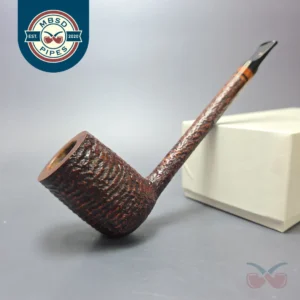 Mike Butera Vintage Classic Antique 617B XXL Partially Sandblasted Lovat Estate Briar Pipe, American Estates