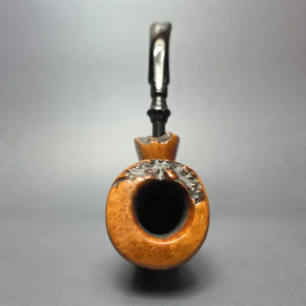 Nording FS Partially Rusticated Freehand Sitter Estate Briar Pipe, Danish Estates - Image 3
