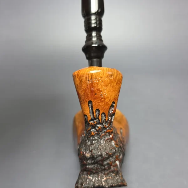 Nording FS Partially Rusticated Freehand Sitter Estate Briar Pipe, Danish Estates - Image 5