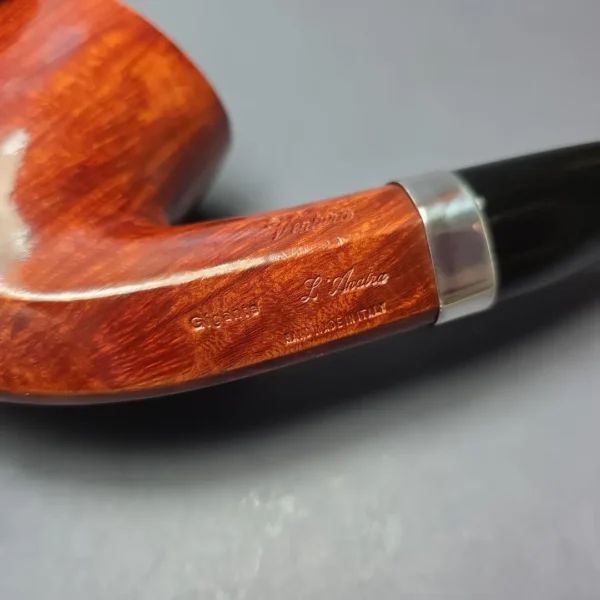 L'Anatra Ventura Gigante Magnum Smooth Dublin w/ Silver Estate Briar Pipe, Unsmoked - Image 9