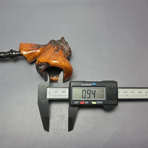 Nording FS Partially Rusticated Freehand Sitter Estate Briar Pipe, Danish Estates - Image 7