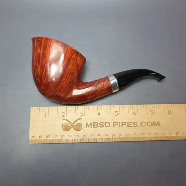 L'Anatra Ventura Gigante Magnum Smooth Dublin w/ Silver Estate Briar Pipe, Unsmoked - Image 10