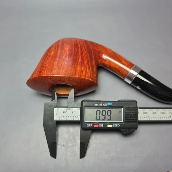 L'Anatra Ventura Gigante Magnum Smooth Dublin w/ Silver Estate Briar Pipe, Unsmoked - Image 11