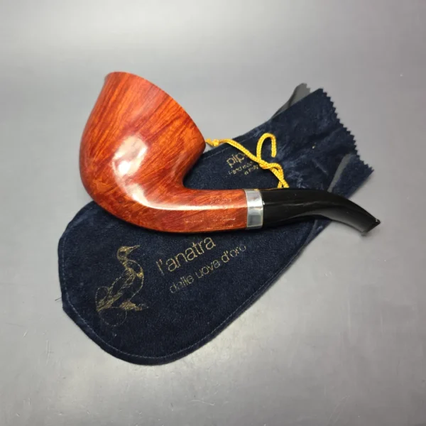 L'Anatra Ventura Gigante Magnum Smooth Dublin w/ Silver Estate Briar Pipe, Unsmoked - Image 13