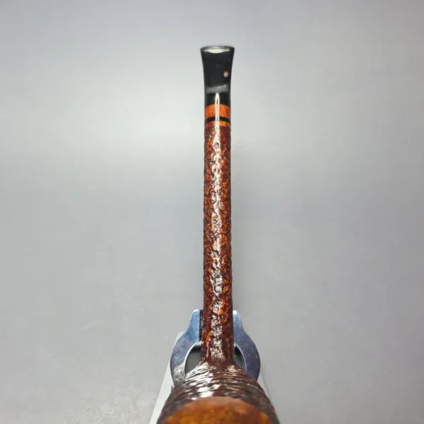 Mike Butera Vintage Classic Antique 617B XXL Partially Sandblasted Lovat Estate Briar Pipe, American Estates - Image 9