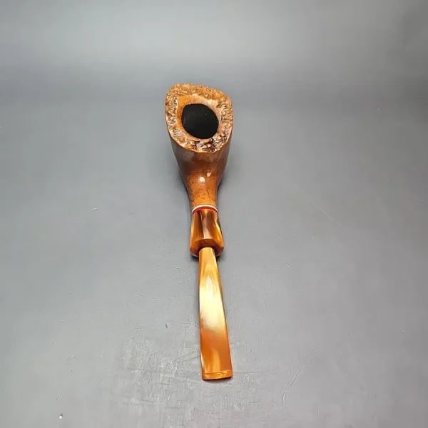 Edward's XL Smooth Freehand w/ Acrylic Estate Briar Pipe, American Estates - Image 5
