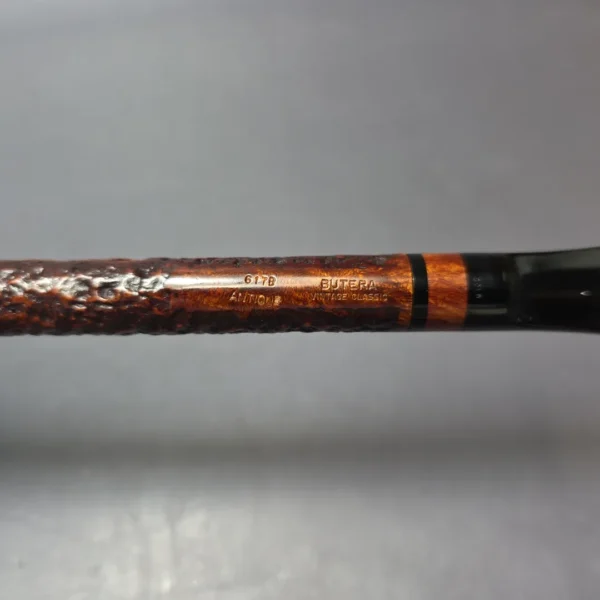 Mike Butera Vintage Classic Antique 617B XXL Partially Sandblasted Lovat Estate Briar Pipe, American Estates - Image 10