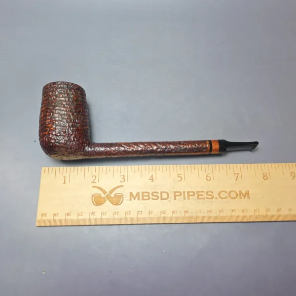 Mike Butera Vintage Classic Antique 617B XXL Partially Sandblasted Lovat Estate Briar Pipe, American Estates - Image 11
