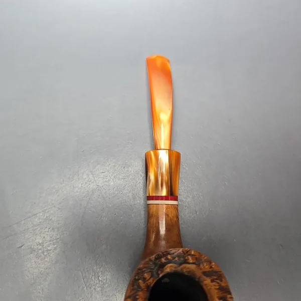 Edward's XL Smooth Freehand w/ Acrylic Estate Briar Pipe, American Estates - Image 7