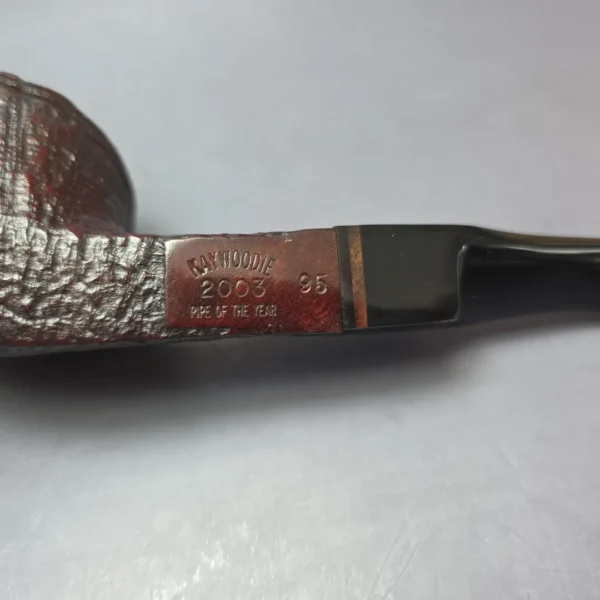 Kaywoodie 2003 Pipe of the Year Sandblasted Bulldog Estate Briar Pipe, Unsmoked - Image 10