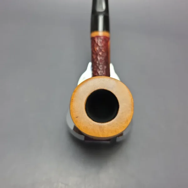 Brian Kalnitz Partially Rusticated Billiard Estate Briar Pipe, American Estates - Image 9