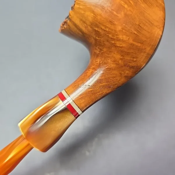 Edward's XL Smooth Freehand w/ Acrylic Estate Briar Pipe, American Estates - Image 12