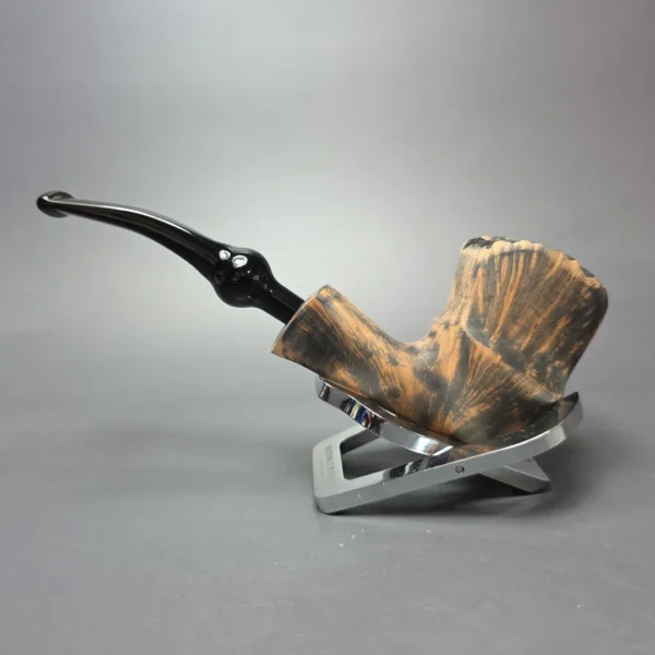 Nording Signature Black Grain Smooth Freehand Estate Briar Pipe, Unsmoked - Image 5