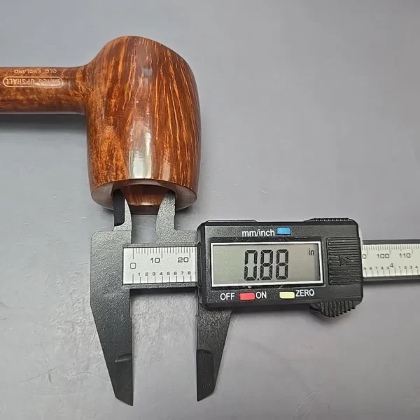 James Upshall Empire Series Old England XXL Smooth Poker w/ Cumberland Estate Briar Pipe, Unsmoked - Image 13