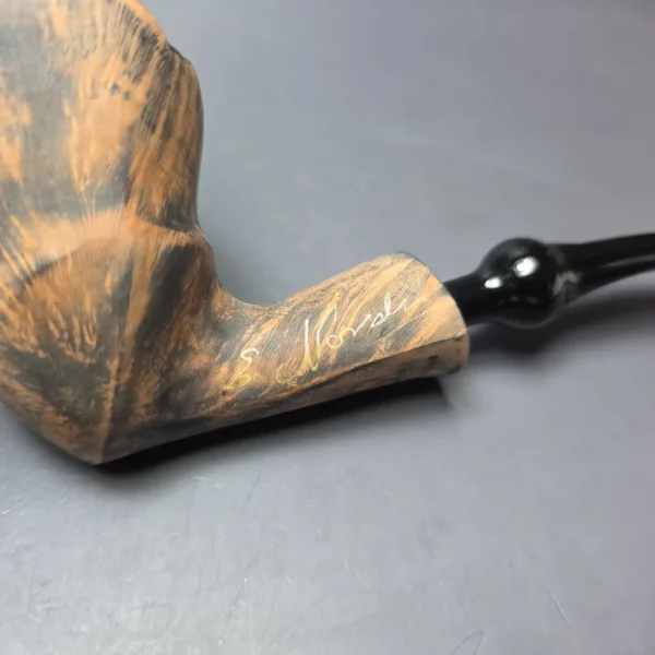 Nording Signature Black Grain Smooth Freehand Estate Briar Pipe, Unsmoked - Image 7