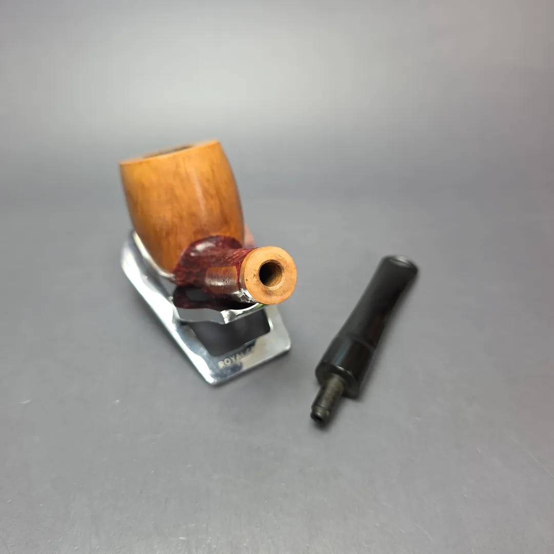 Brian Kalnitz Partially Rusticated Billiard Estate Briar Pipe, American Estates - Image 2