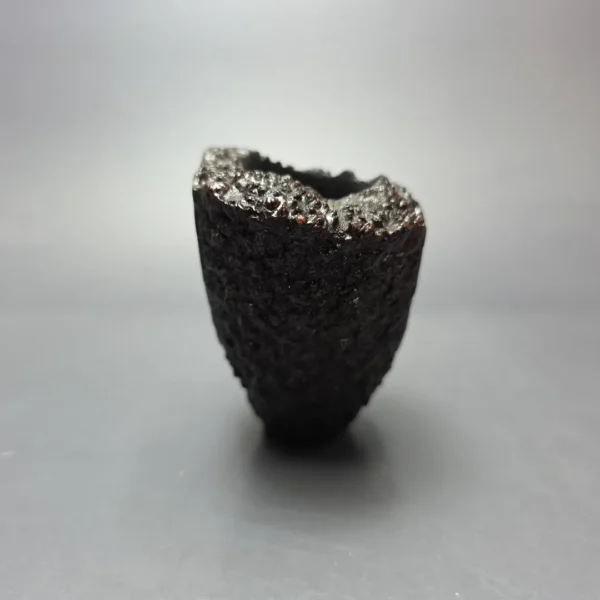 Ferndown Bark Magnum Partially Rusticated Panel Dublin w/ Silver Estate Briar Pipe, Unsmoked - Image 3