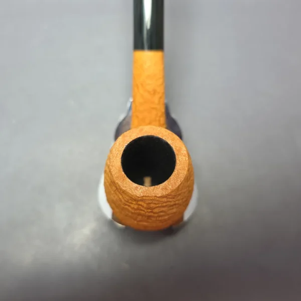 Pipe Tristan Sandblasted 120 LC Bent Billiard Handmade Briar Pipe, New - Image 5