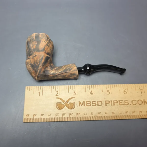 Nording Signature Black Grain Smooth Freehand Estate Briar Pipe, Unsmoked - Image 9