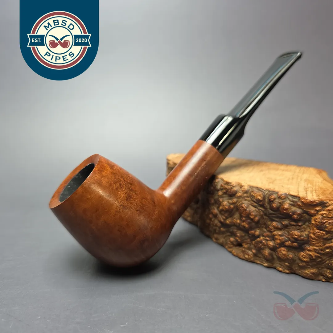 Gigi Millennium Smooth Estate Briar Pipe, Unsmoked, 9mm