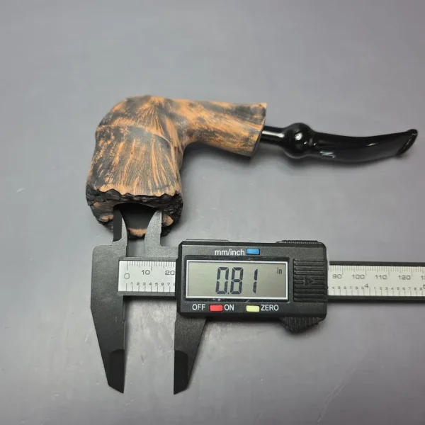 Nording Signature Black Grain Smooth Freehand Estate Briar Pipe, Unsmoked - Image 10