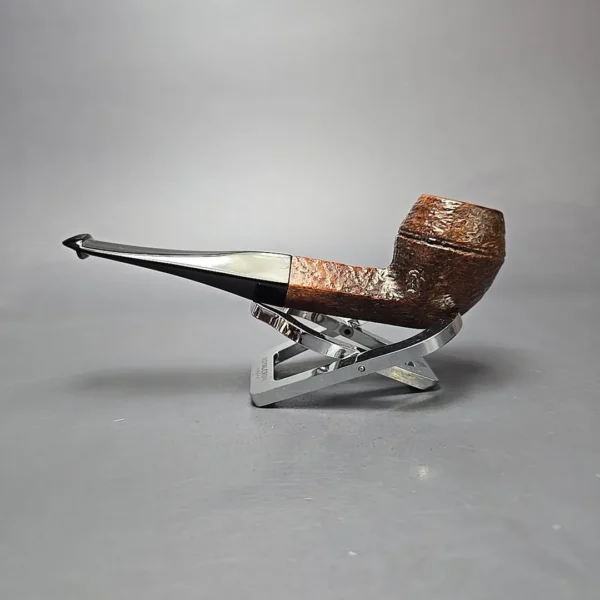 Peterson Kapruf 155 Sandblasted Bulldog Estate Briar Pipe, Irish Estates - Image 4