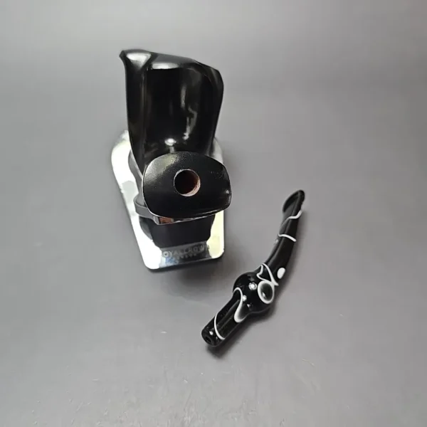 Nording Black Smooth Freehand Estate Briar Pipe, Unsmoked - Image 13