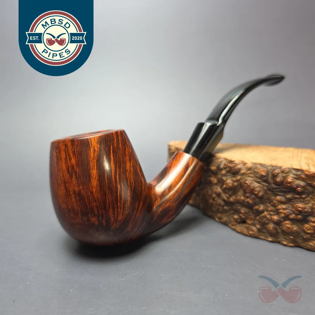 Jorn Larsen Smooth Brandy Estate Briar Pipe, Unsmoked