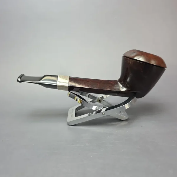 Ferndown Reo 1 Star Smooth Bulldog w/ Silver Estate Briar Pipe, English Estates - Image 9