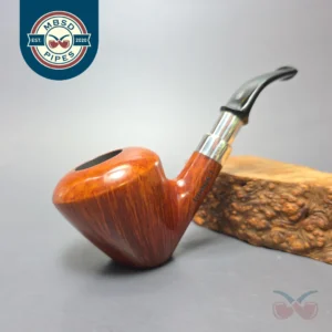 Design Berlin Image 1 Smooth Acorn Sitter Estate Briar Pipe, Unsmoked, 9mm