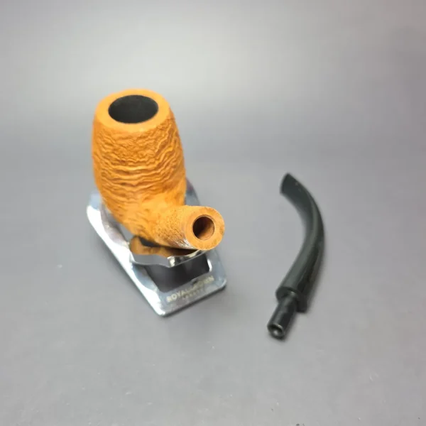 Pipe Tristan Sandblasted 120 LC Bent Billiard Handmade Briar Pipe, New - Image 10