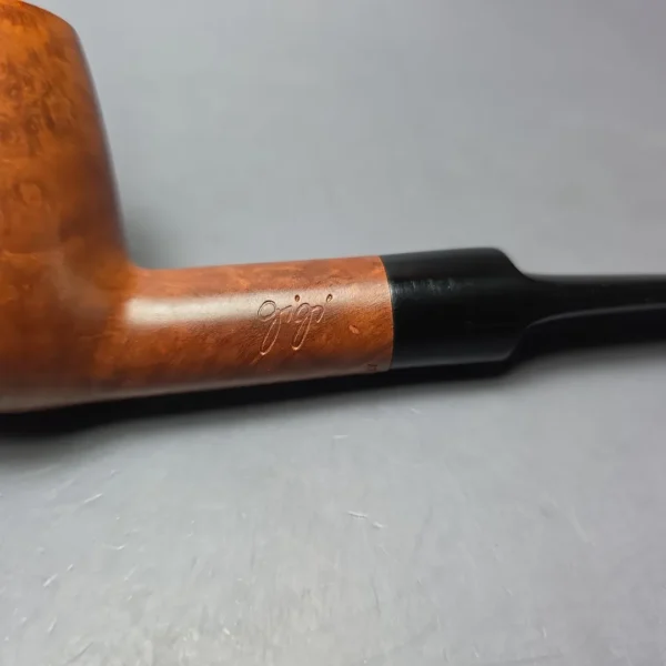 Gigi Millennium Smooth Estate Briar Pipe, Unsmoked, 9mm - Image 6