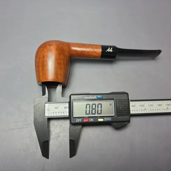 Gigi Millennium Smooth Estate Briar Pipe, Unsmoked, 9mm - Image 9