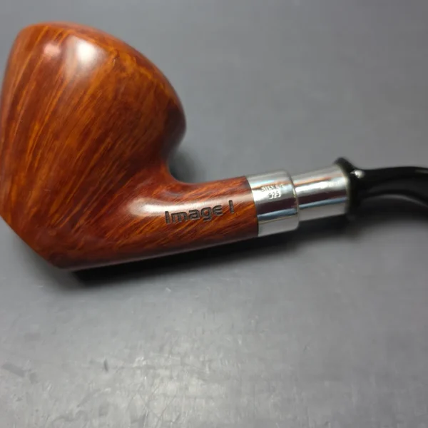 Design Berlin Image 1 Smooth Acorn Sitter Estate Briar Pipe, Unsmoked, 9mm - Image 7