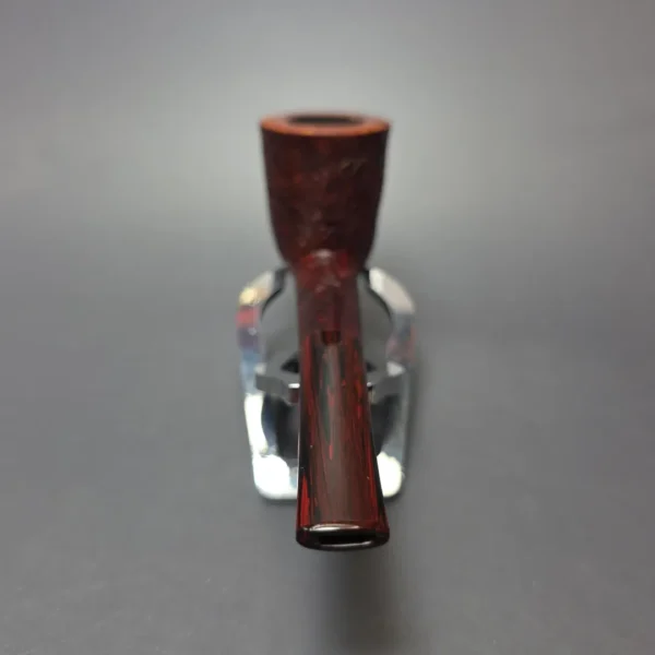 Smith House Partially Sandblasted Oval Shank Dublin Handmade Briar Pipe, New - Image 5