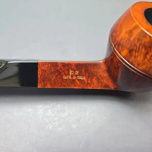Calibano (Mastro de Paja) 111 C2 Smooth Bulldog Estate Briar Pipe, Unsmoked - Image 12